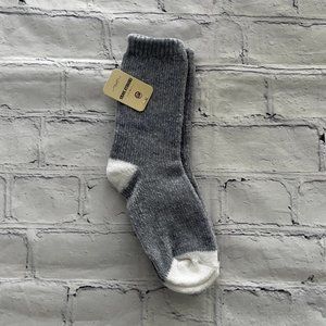 Chenille Single Gray Socks